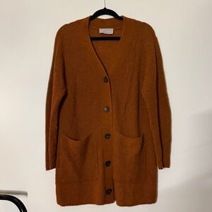 Everlane The Oversized Alpaca Button Up Long Sleeve Cardigan Size Women's S